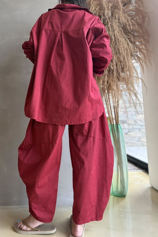 Paloma Classic Barrel Pant Sangria